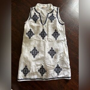 Tory Burch tunic dress small stain imperfections